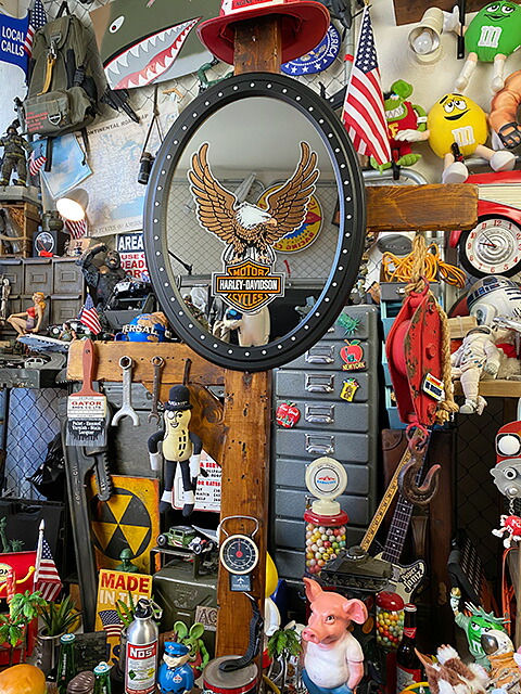 楽天市場】ハーレーダビッドソン ハーレーイーグル ガレージミラー