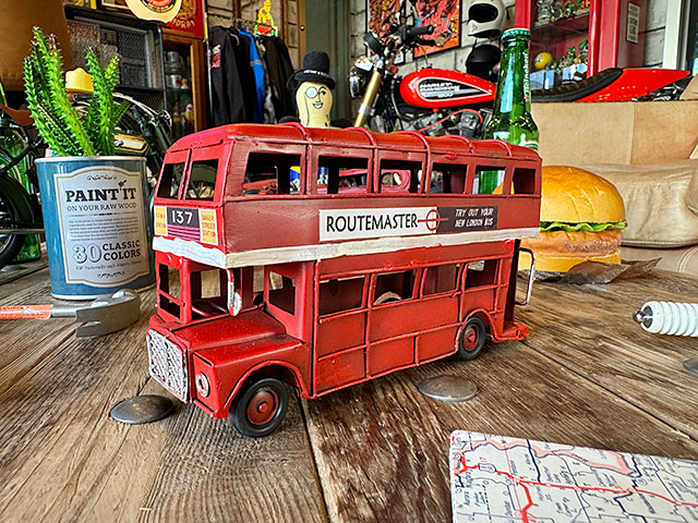 楽天市場】ロンドンバス ルートマスター ブリキオブジェ Sサイズ 英国
