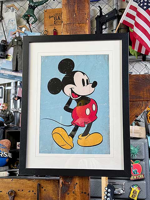 楽天市場】クラシックミッキー オフィシャル フレームアート フレーム