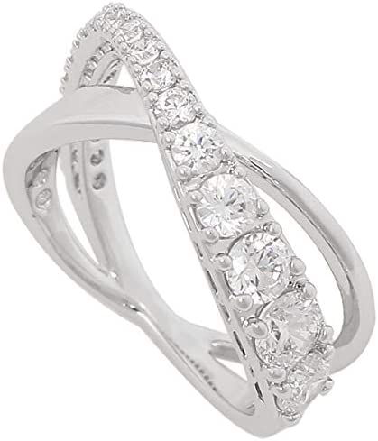 楽天市場】指輪 レディース シルバー シンプル SWAROVSKI