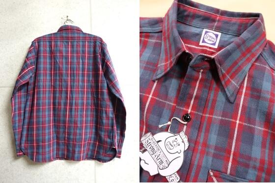 楽天市場】JOHN GLUCKOW Lot JG-06-2 C柄エンシェントフランネルシャツ