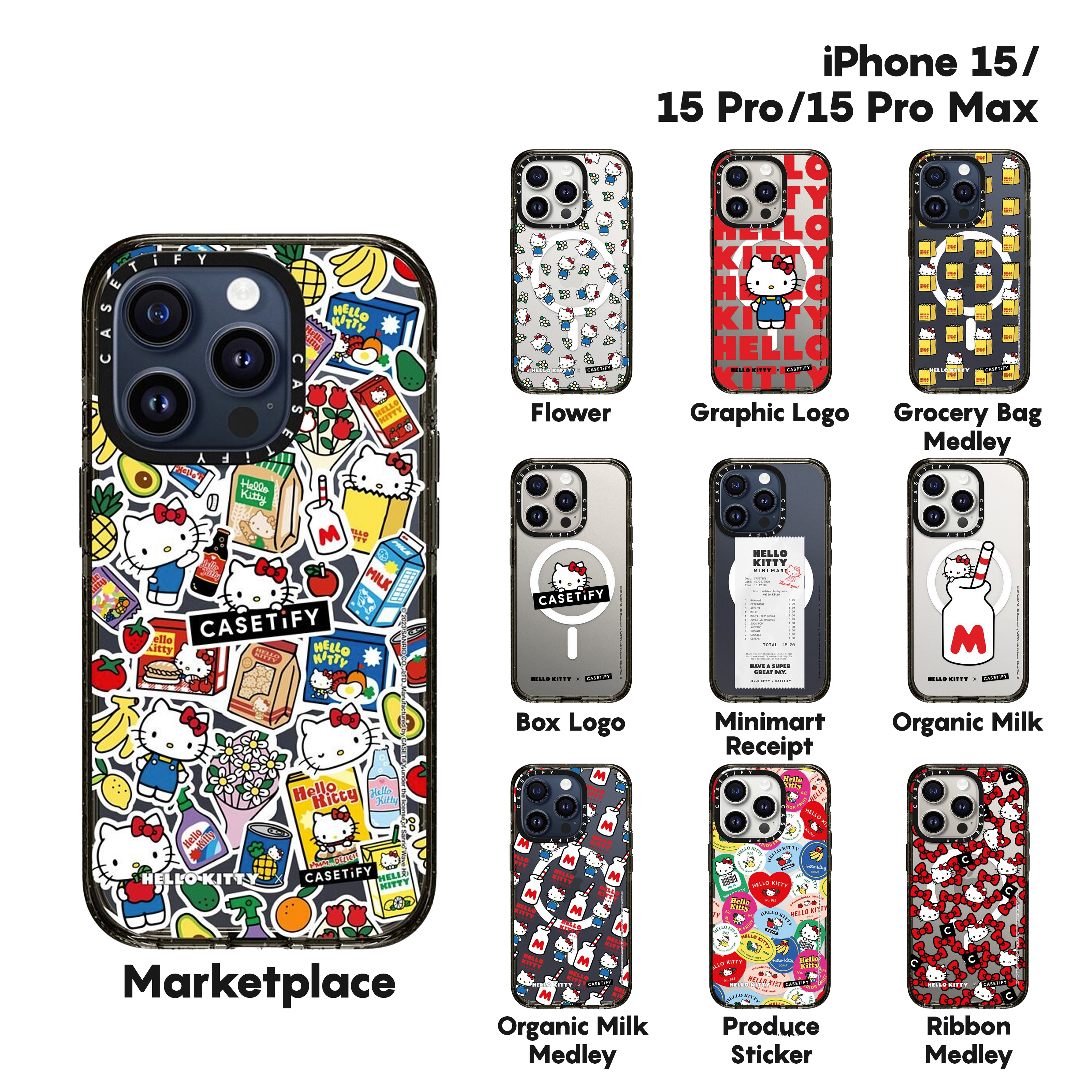 楽天市場】【公式】CASETiFY Hello Kitty コラボ iPhone15 Pro Max