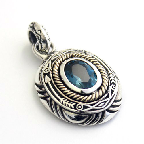 楽天市場】ロンドンブルートパーズ ペンダント goodvibrations グッド