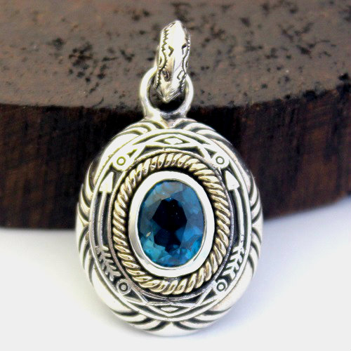 楽天市場】ロンドンブルートパーズ ペンダント goodvibrations グッド