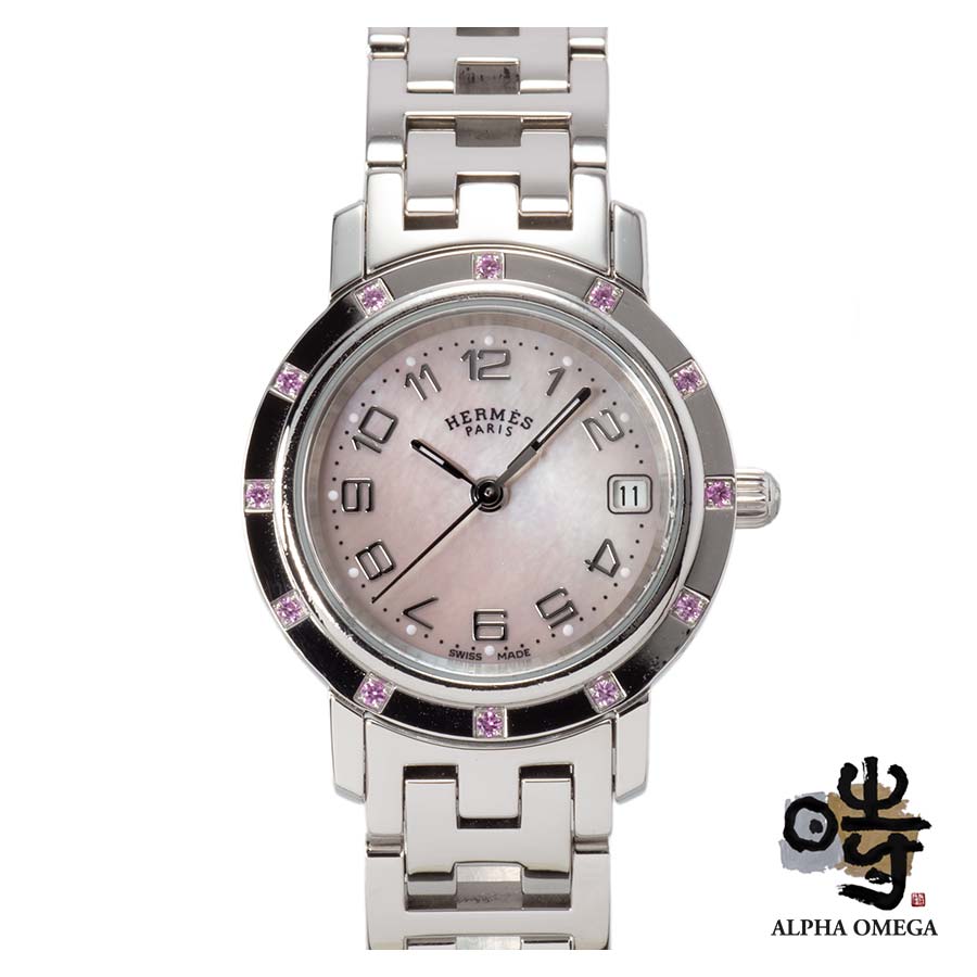 楽天市場】エルメス クリッパー ナクレ Ref.CL4.230 スチール(SS