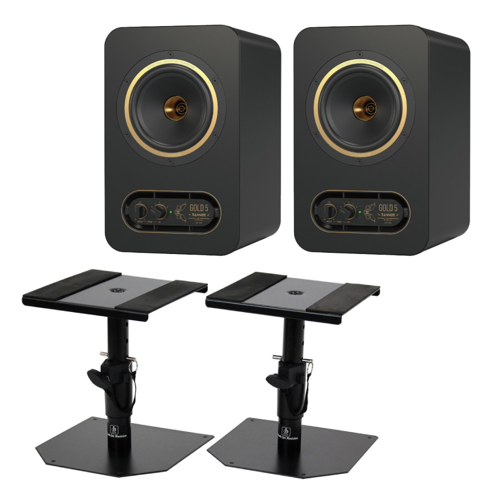 楽天市場】TANNOY GOLD 5 モニタースピーカー ×2本 スタンド付きセット