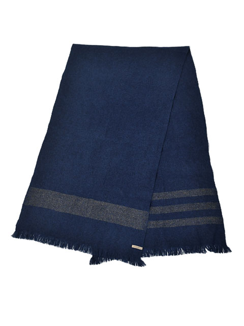 Norlha NOMAD SCARF ヤクウール 大判ストール ネイビー ノラ NORLHA