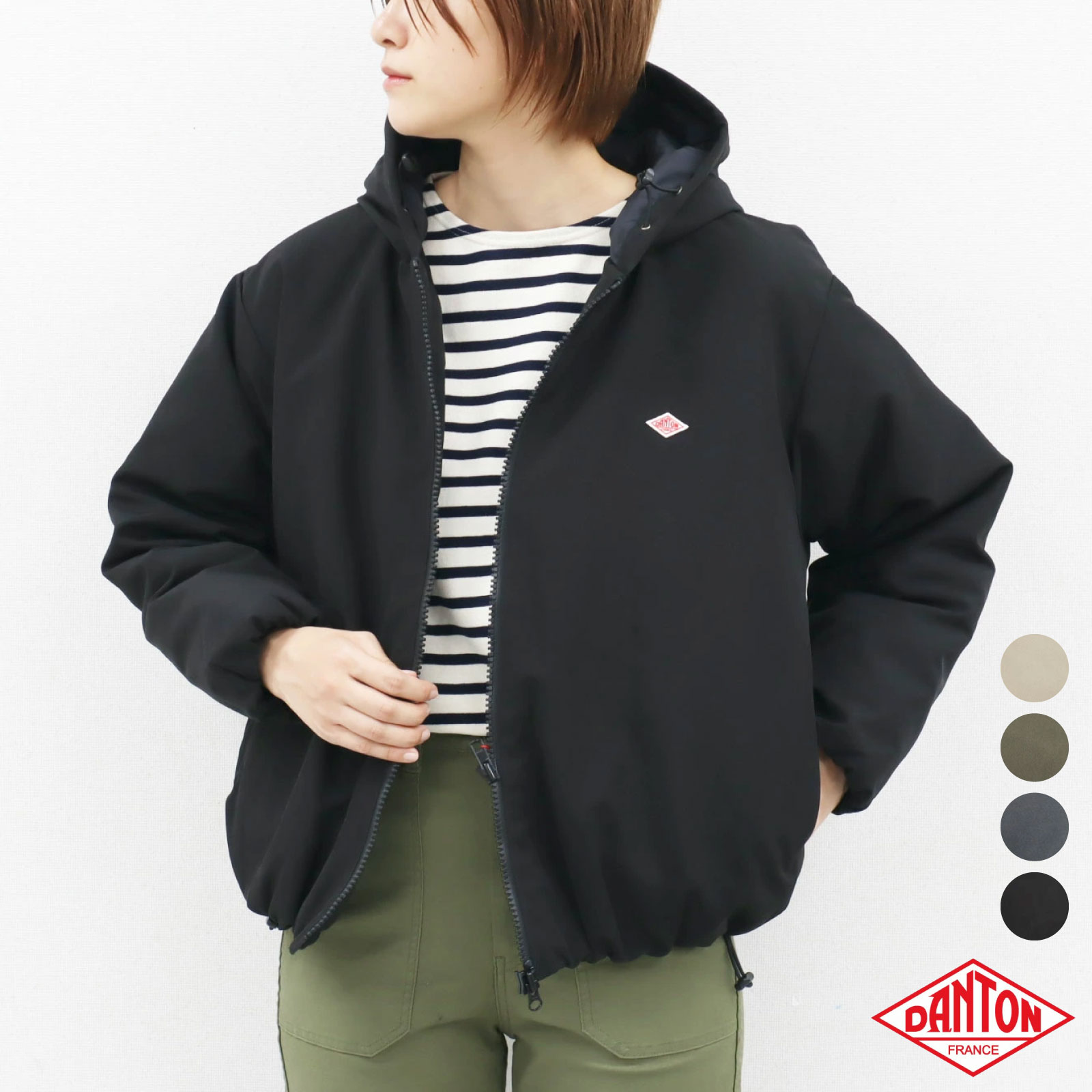 楽天市場】30%OFF♪ レディースXS ダントン タッサー生地 ノーステッチ