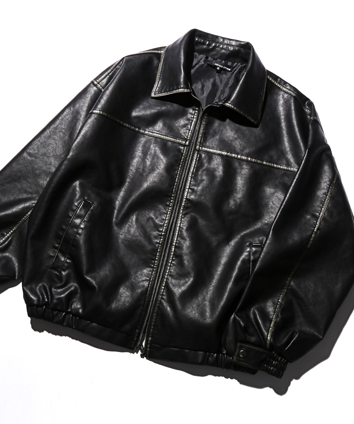 楽天市場】△送料無料△ レザージャケット メンズ 【ウォッシュド加工