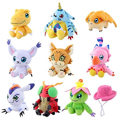 デジモンアドベンチャー02 ぬいぐるみ 6体セット 中国限定 デジモン