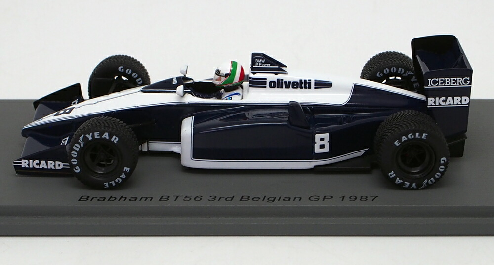 楽天市場】スパーク 1/43 ブラバム BT56 1987年 ベルギーGP 3位