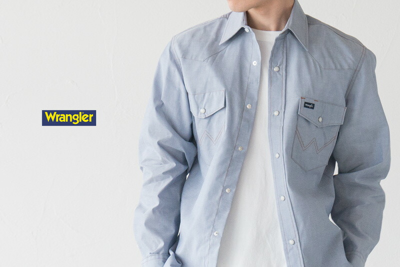 楽天市場】アメリカ直輸入 ラングラー T/Cシャンブレー ウエスタン