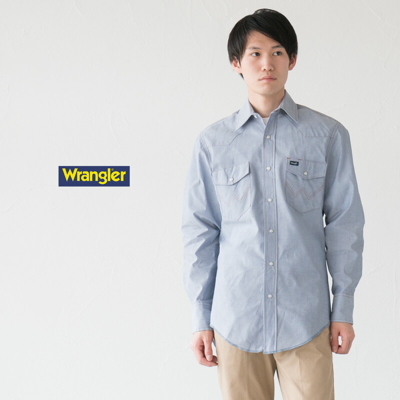 楽天市場】アメリカ直輸入 ラングラー T/Cシャンブレー ウエスタン