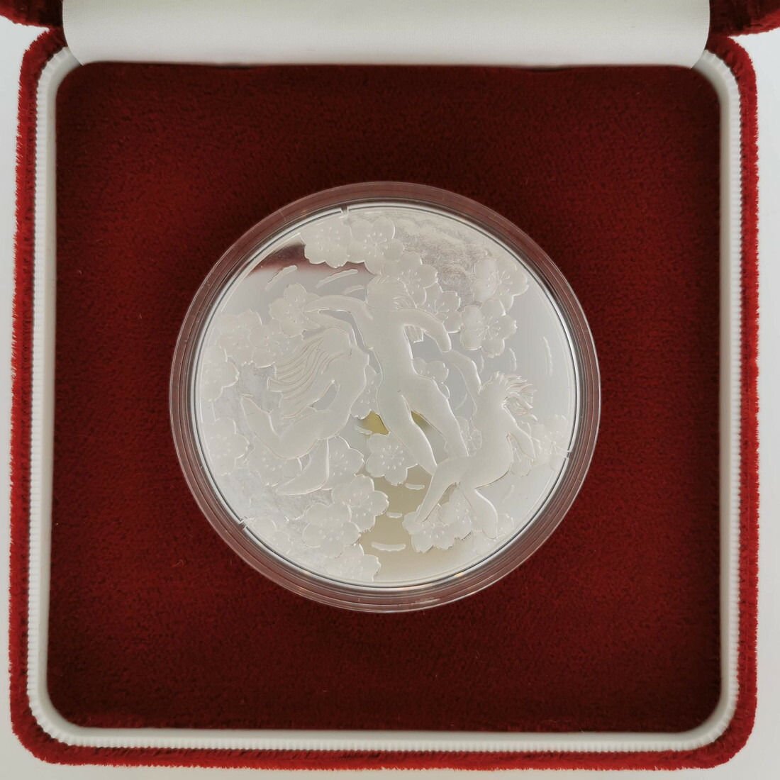 楽天市場】平成7年 桜の通り抜け記念 純銀メダル『夕暮』 造幣局 1995