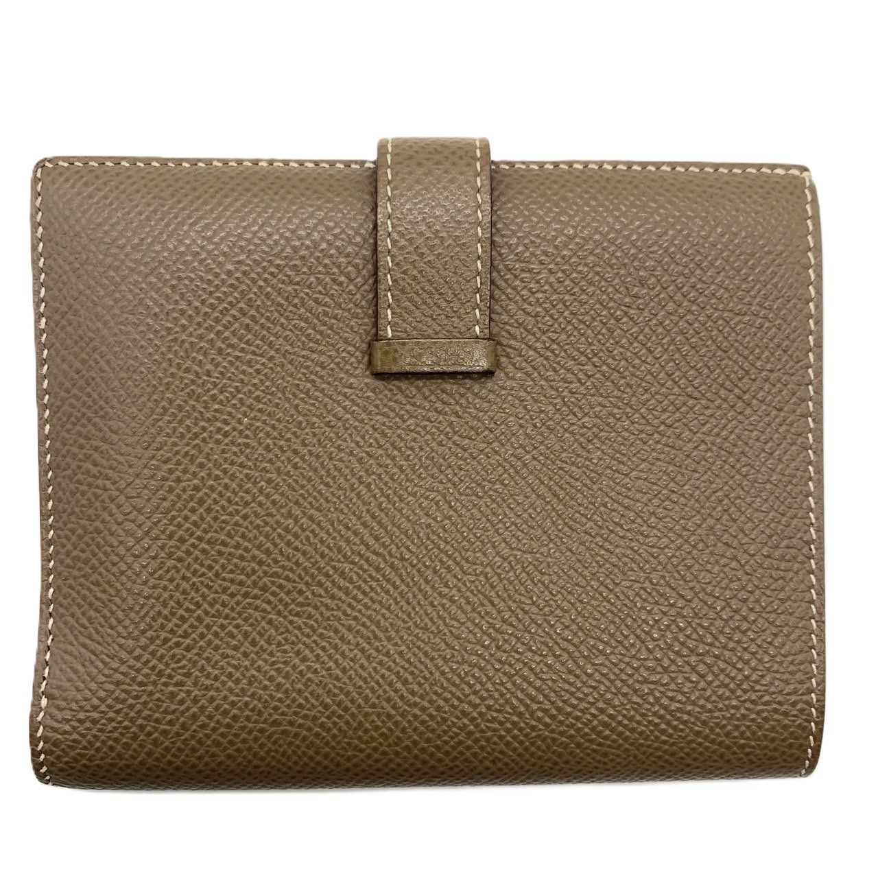 楽天市場】エルメス ベアン コンパクト エトゥープ ゴールド金具 Y