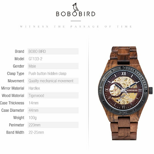 楽天市場】BOBO BIRD 木製 腕時計 機械式 自動巻き 生活防水 ウッド