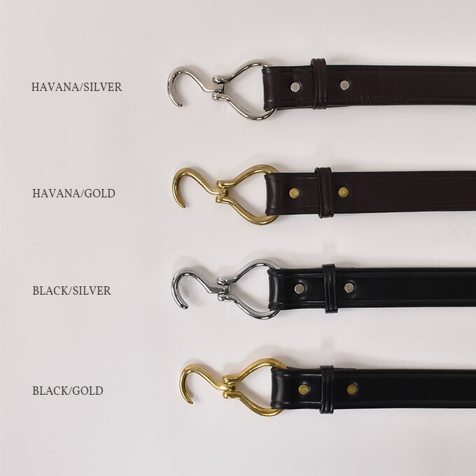 楽天市場】Tory Leather / 1.25” Bridle Leather Hook Buckle Belt