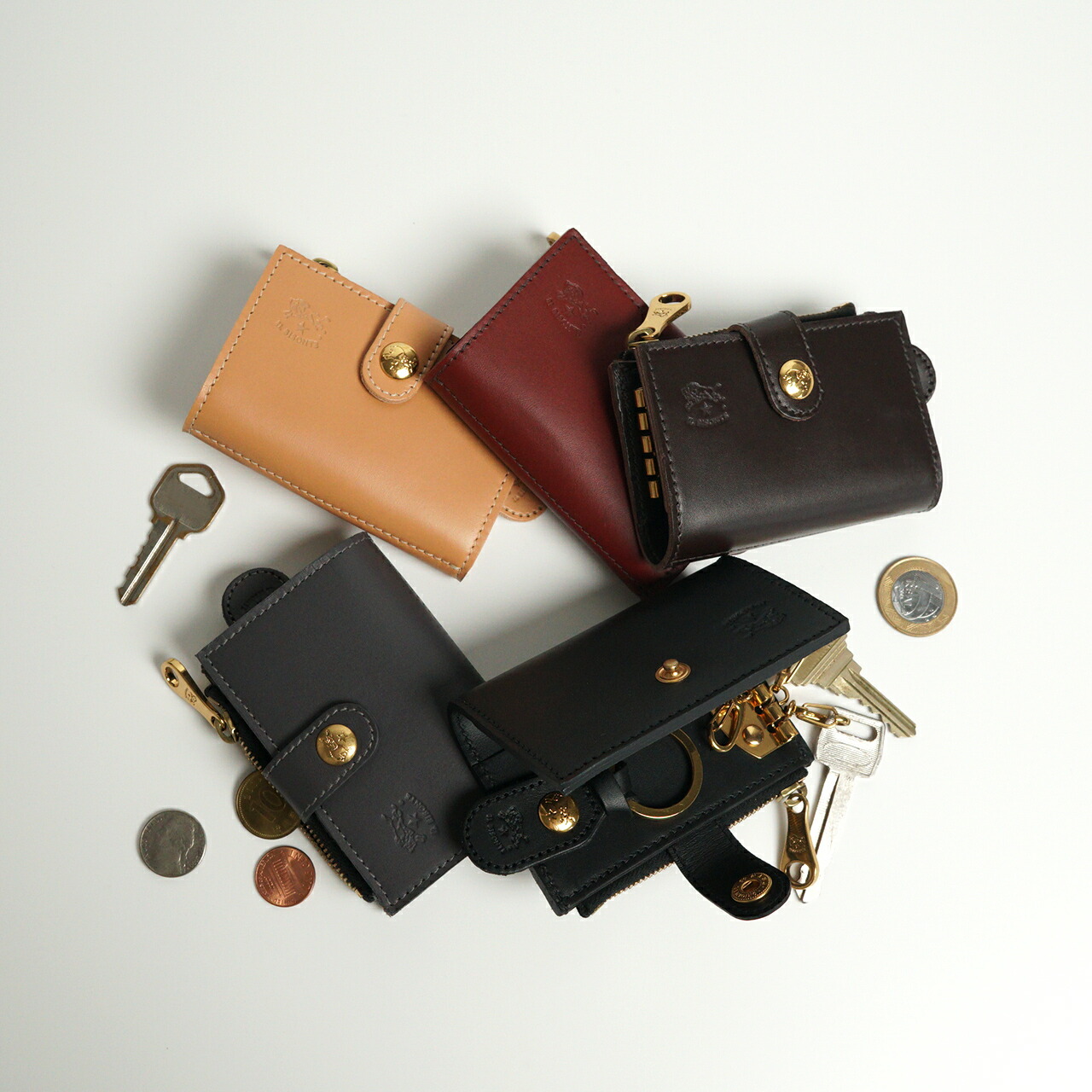 楽天市場】イルビゾンテ IL BISONTE キーケース コインパース コイン