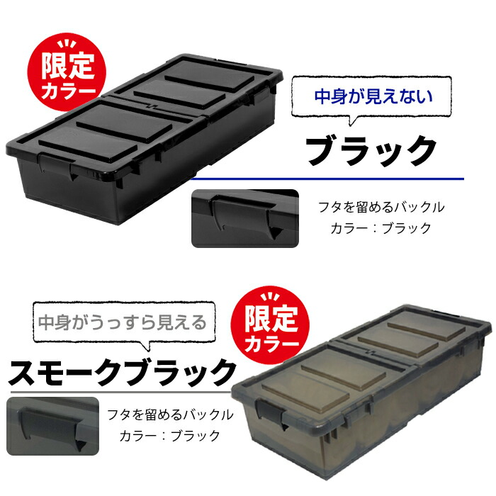 楽天市場】ベッド下収納ボックス【同色2個セット】すき間 隙間収納