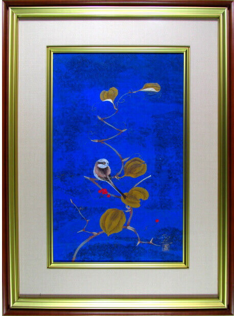 楽天市場】中野嘉之 秋小禽 日本画10M : ギャラリーダッドアート