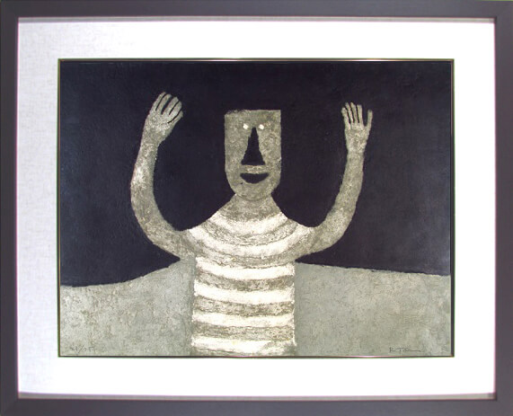 楽天市場】ルフィーノ タマヨ 黒い背景の人物像 エッチング 1976年