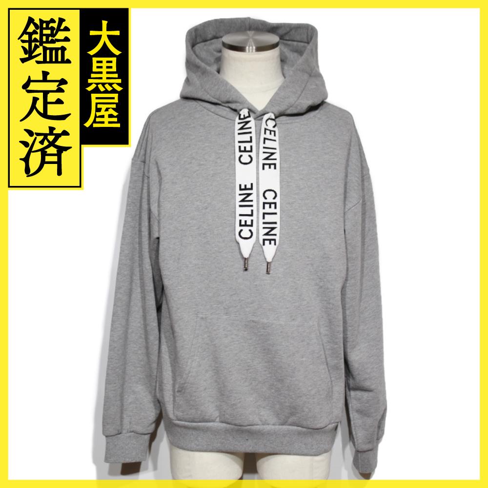 楽天市場】CELINE セリーヌ 衣類 ルーズ フーディー パーカー メンズM