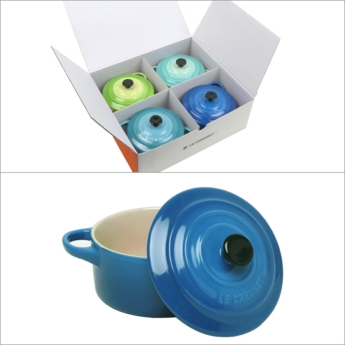 TS】ル・クルーゼ ミニブルーベリー ココット2個セット TS】ル