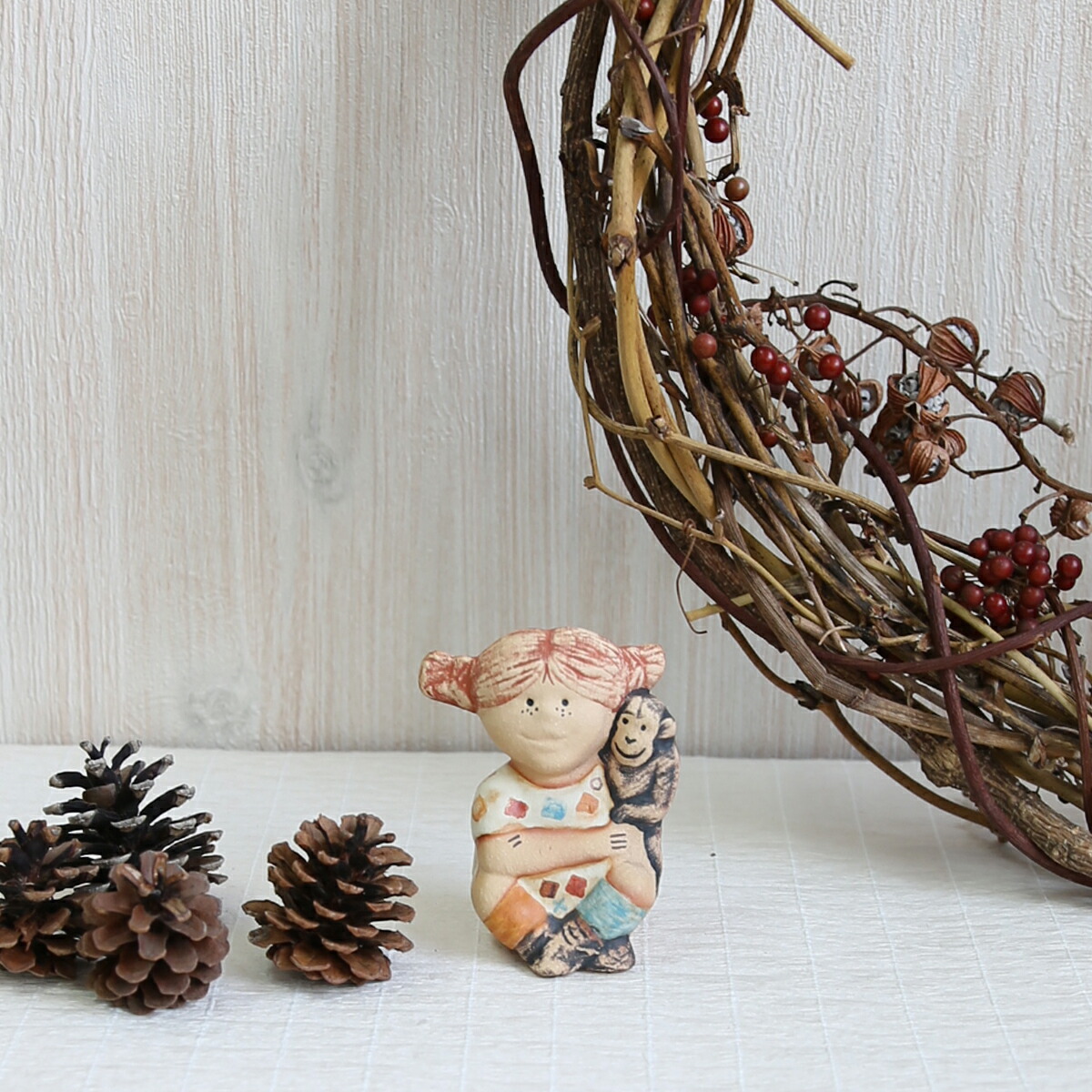 楽天市場】【ポイント5倍 3/1】リサラーソン 置物 人形 長くつ下の