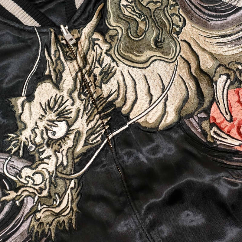 楽天市場】渦龍刺繍スカジャン SKJ-002 SCRIPT花旅楽団(スクリプト)和