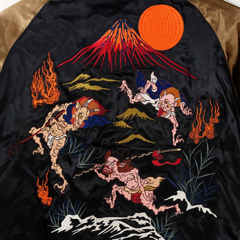 楽天市場】百鬼夜行刺繍スカジャン JSKJ-510 Japanesque ジャパネスク
