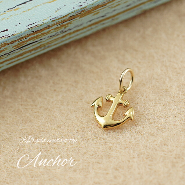楽天市場】k18 ゴールド ネックレス ペンダントトップ 錨 アンカー