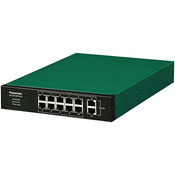 楽天市場】PN25108 パナソニック GA-AS10TPoE+ 全ポートギガ レイヤ2