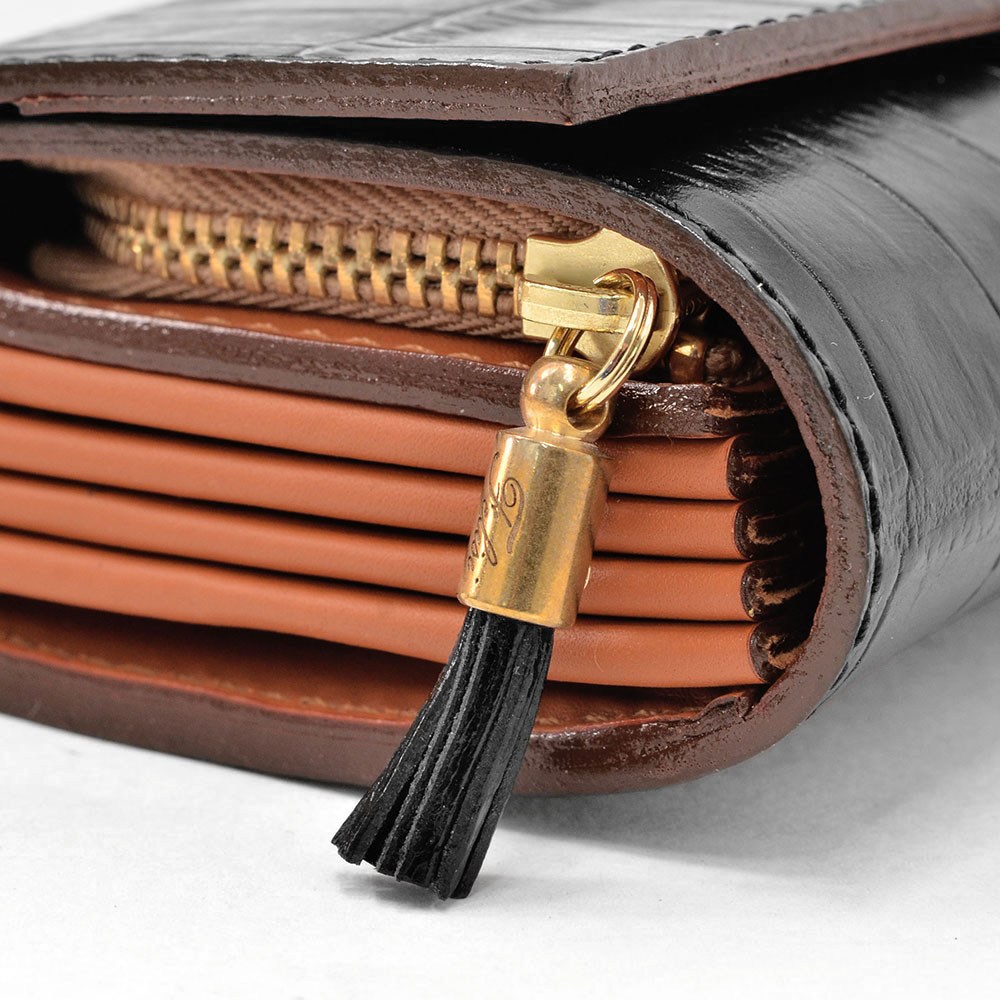 楽天市場】フェリージ Felisi 長財布 ユニセックス クロコ型押しレザー