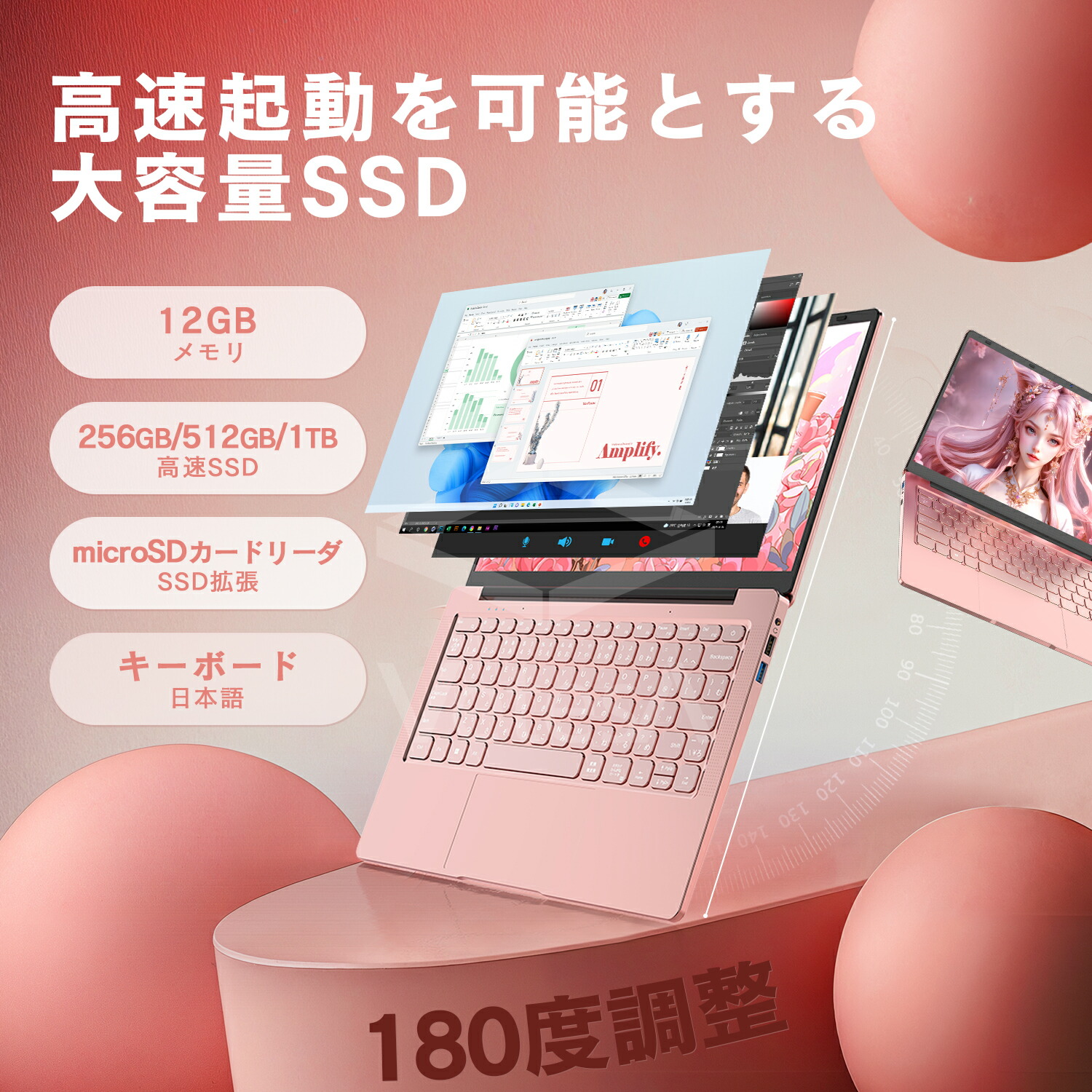 楽天市場】【最短当日出荷】ノートパソコン 新品 14型 Windows11 Pro