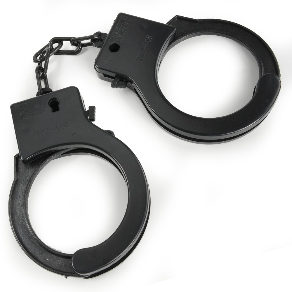 楽天市場】おもちゃ手錠 プラスチック 鍵付き [ ブラック ] 玩具 小物