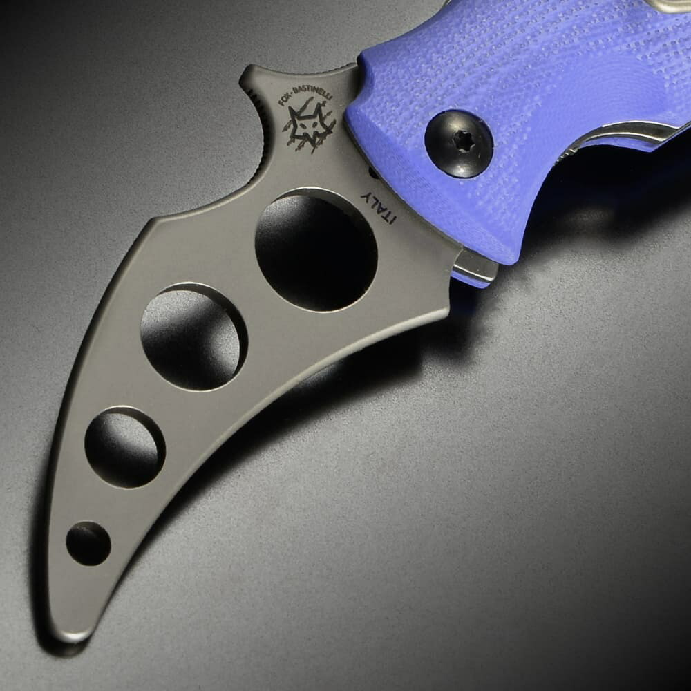 楽天市場】FOX KNIVES トレーニングナイフ Black bird カランビット型