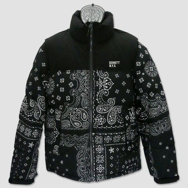 楽天市場】ショット Schott 2ウェイ 2トーン ダウンジャケット