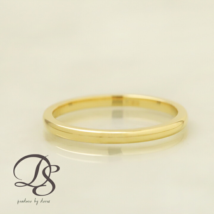 楽天市場】18金 リング k18 レディース 指輪 メンズ シンプル リング