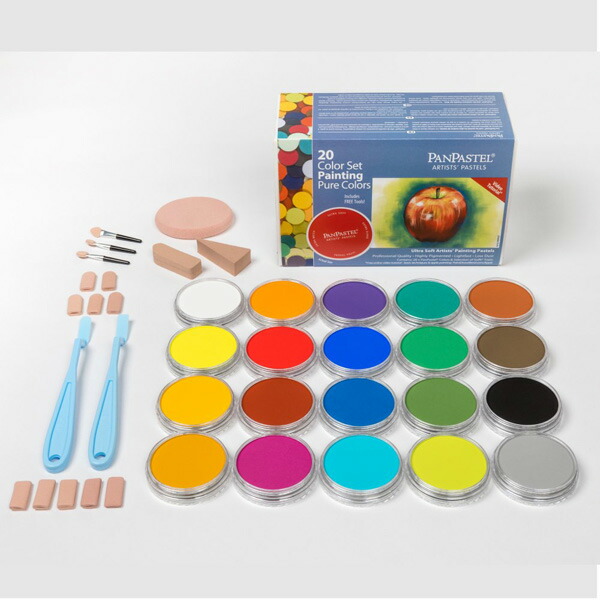 楽天市場】パンパステル 20色セット ペインティング : 陶芸.com／e