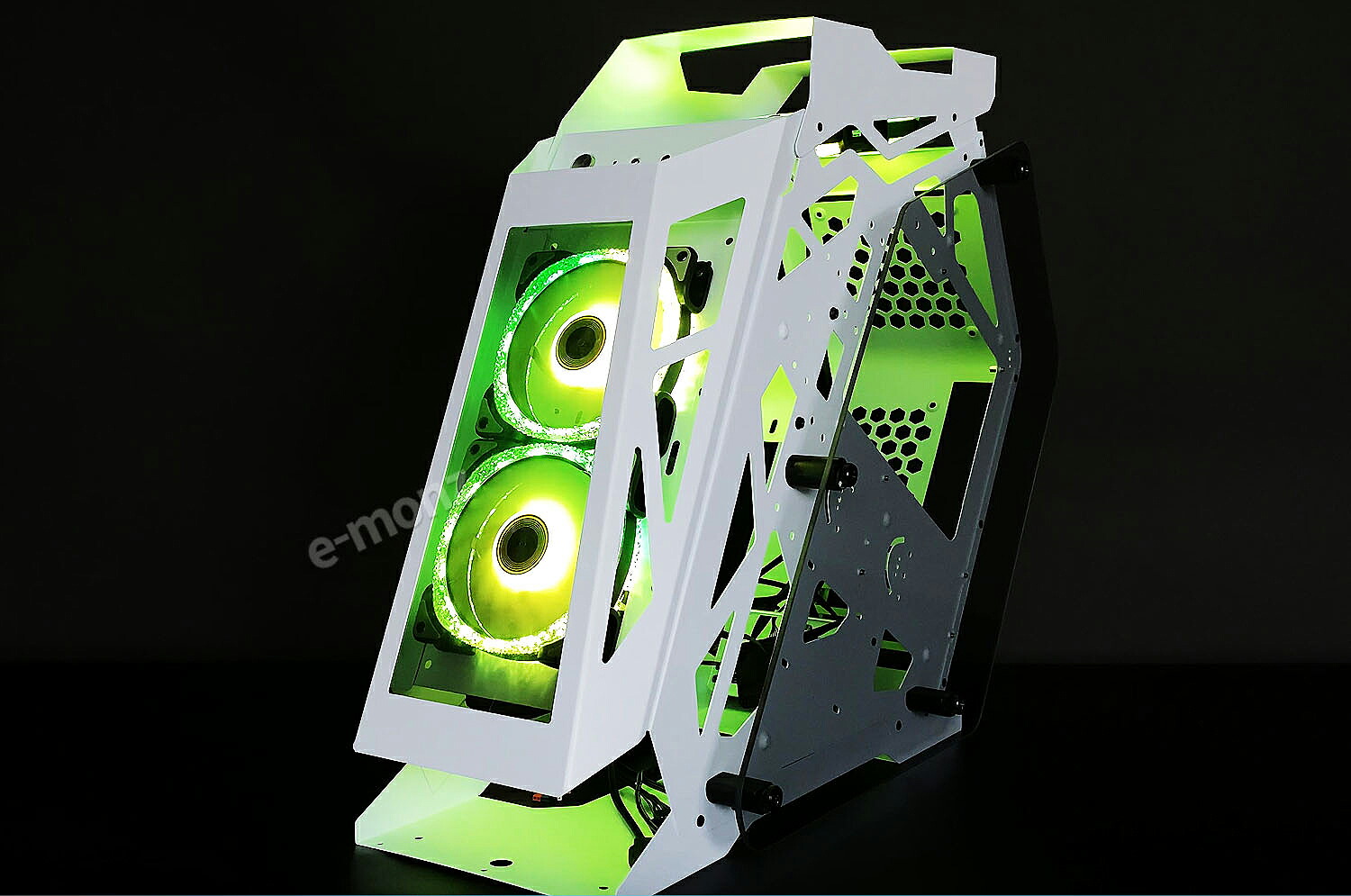 楽天市場】PCケース 【 白鷺城 】 白 RGBファン4基 水冷対応