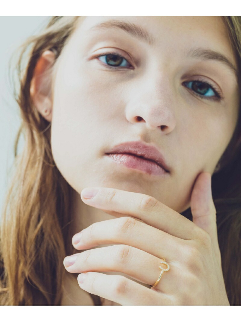 楽天市場】K18YG ホースシュー ダイヤモンド リング ete エテ