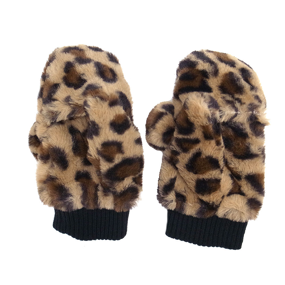 楽天市場】ミッキーマウス かわいいヒョウ柄 手袋 ウィンターアイテム