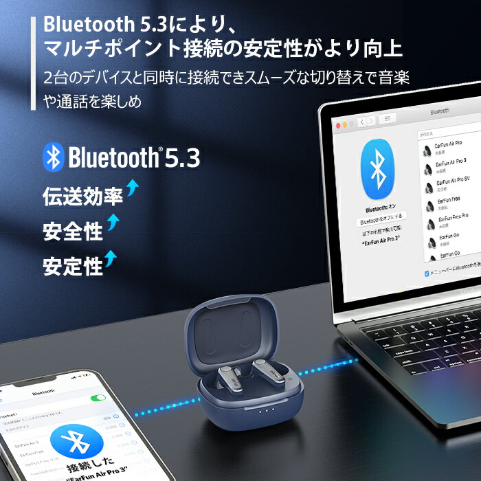 楽天市場】【VGP 2023金賞】 EarFun Air Pro 3 ANC搭載完全ワイヤレス