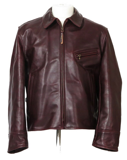 楽天市場】エアロレザー AERO LEATHER ライダースジャケット HALFBELT