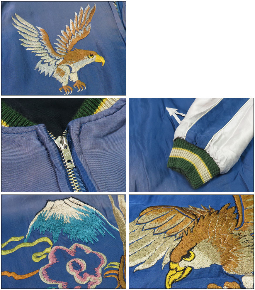 テーラー東洋2面用 龍スカル ワシ 日本限定 スカジャン vintage