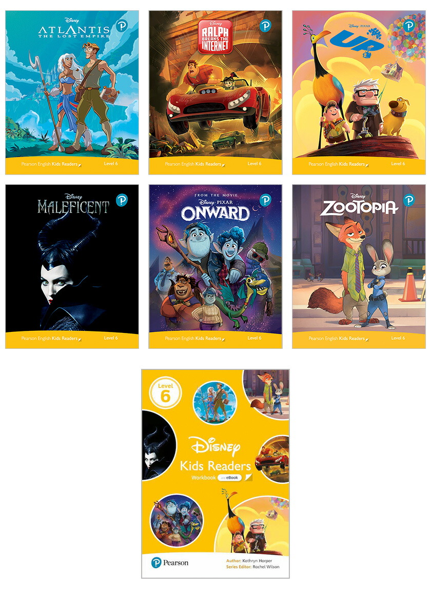 楽天市場】ディズニー 英語教材 Disney Kids Readers Level 6 Pack