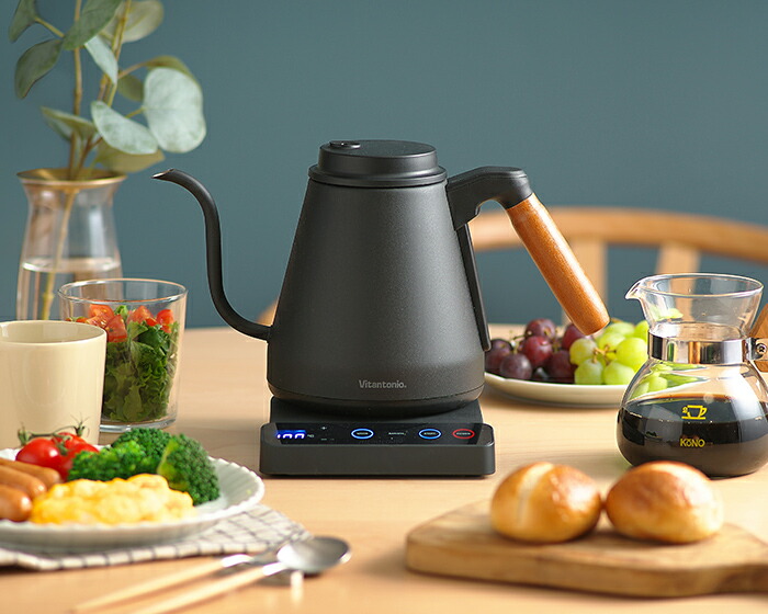 楽天市場】【365日出荷＆W特典付き】 電気ケトル 電気ポット おしゃれ