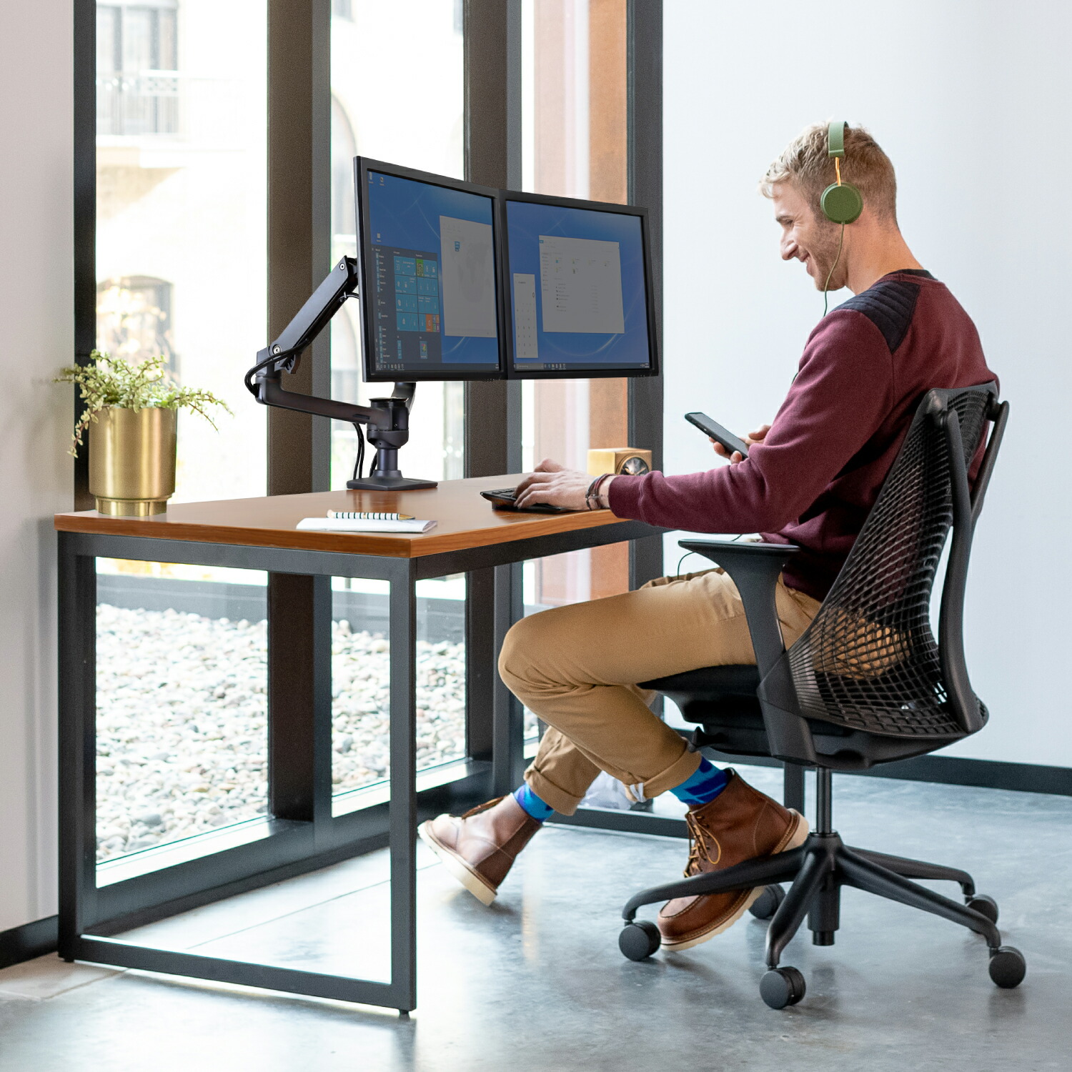 楽天市場】【モニターアーム】エルゴトロン LX デスクマウント