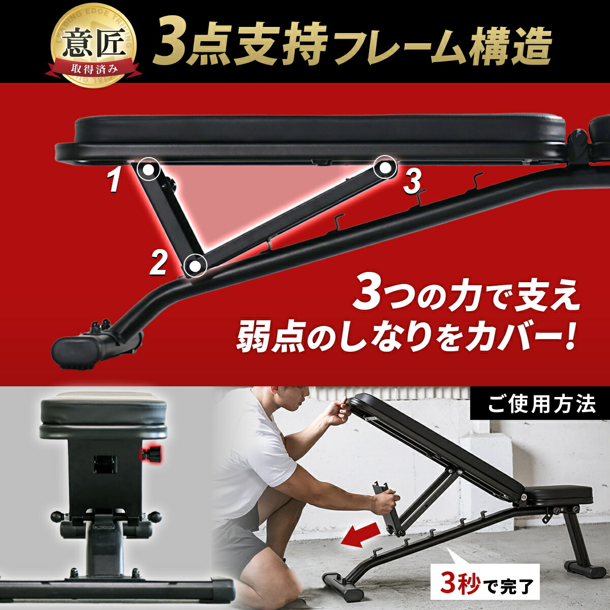 楽天市場】初心者応援！トレーニングベンチセット [ マルチポジション