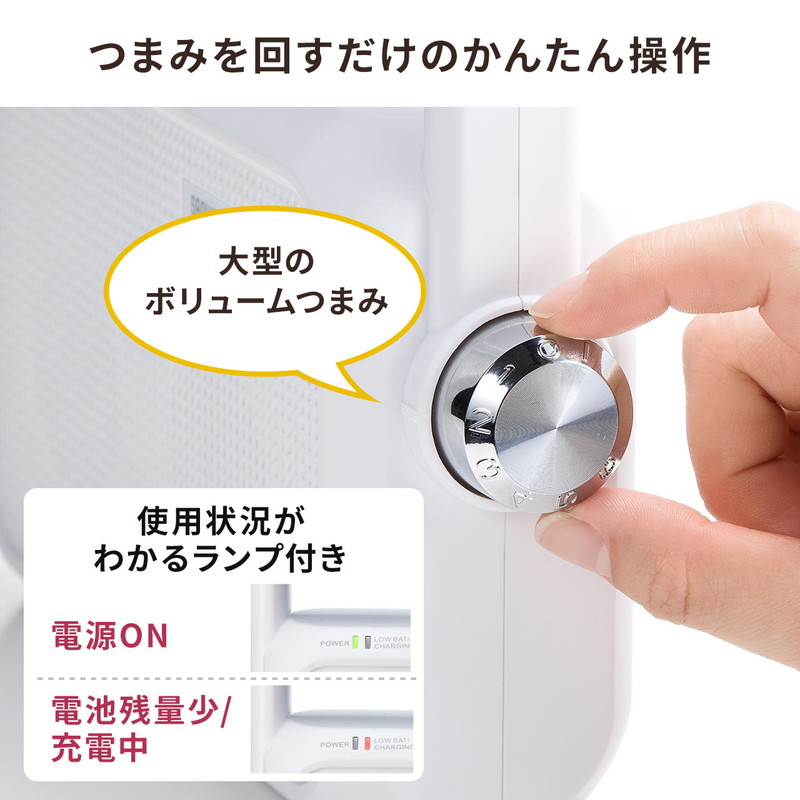 楽天市場】テレビ スピーカー ワイヤレス 手元スピーカー 耳元